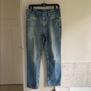 Carhartt Light Blue Straight Jeans Sz 32x30 utility grunge streetwear workware